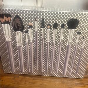 Makeup Brush Wall Art Decor - Black and Gray